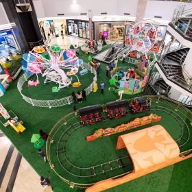 Últimos dias para viver a aventura do Super Divertido Parque no Pátio Brasil