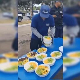 DF Legal desativa churrasco clandestino e recolhe marmitas em operação